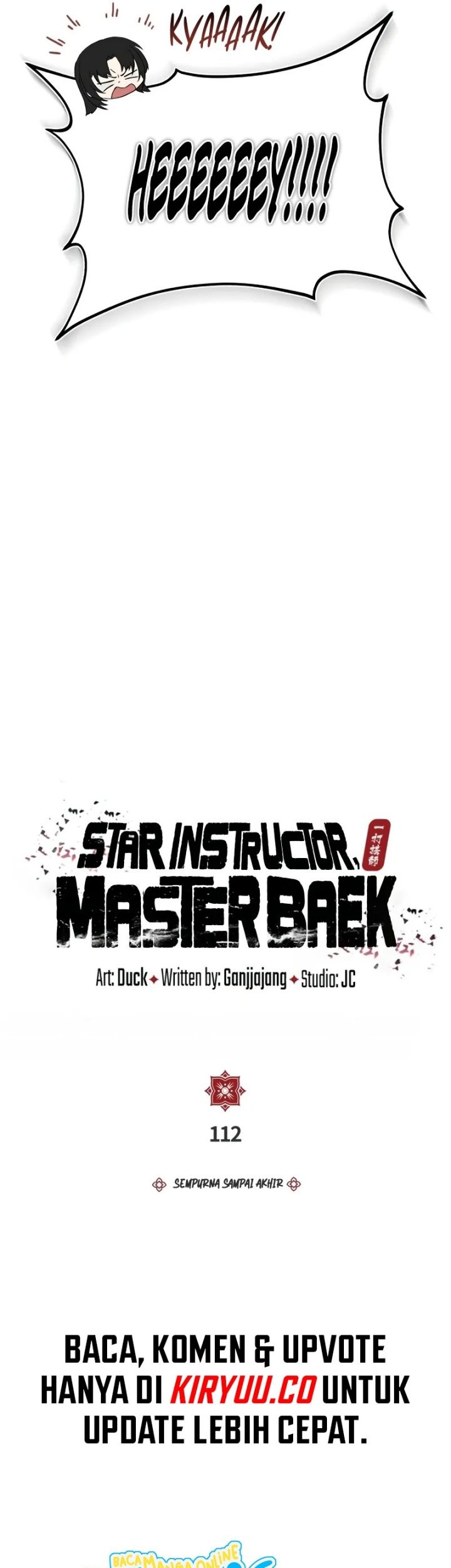 Number One Star Instructor Master Baek Bab 112 halaman 19