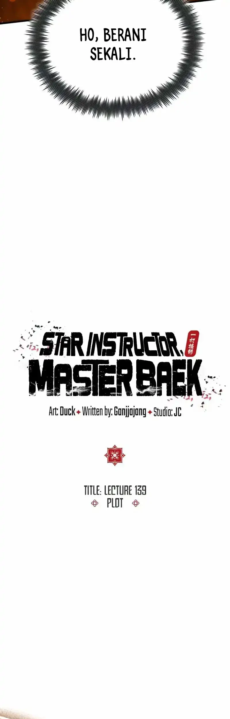 Number One Star Instructor Master Baek Bab 139 halaman 22