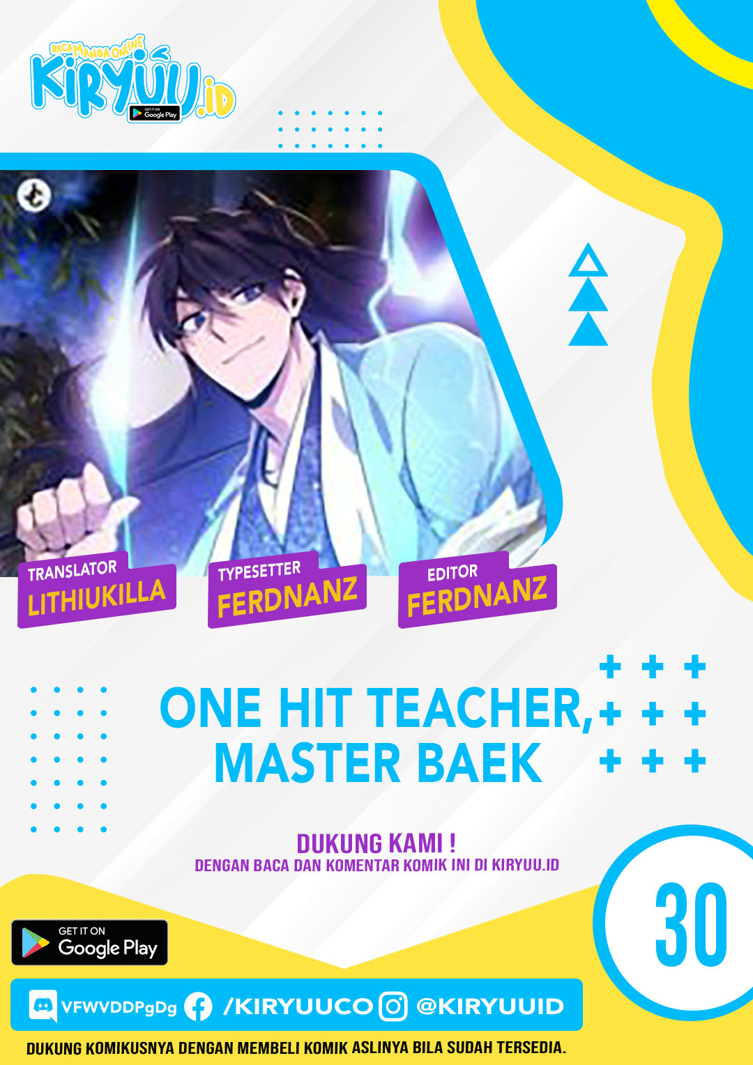 Number One Star Instructor Master Baek Bab 30 halaman 1