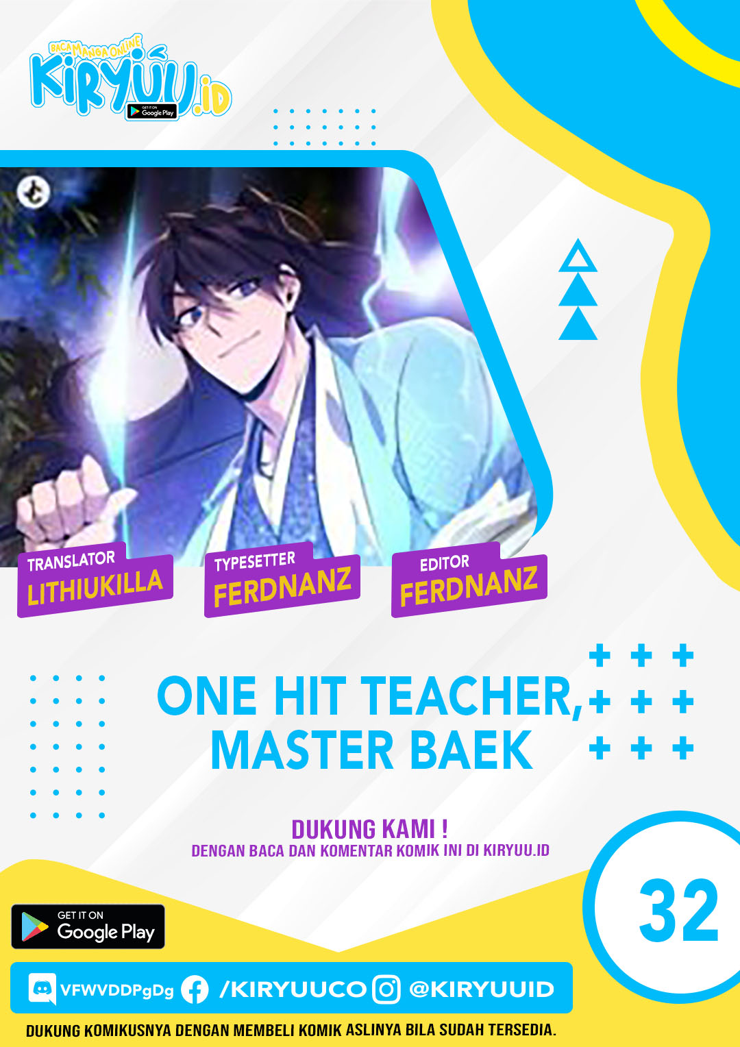 Number One Star Instructor Master Baek Bab 32 halaman 1