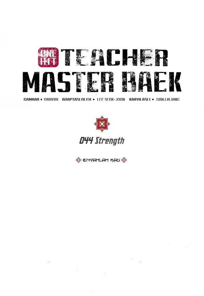 Number One Star Instructor Master Baek Bab 44 halaman 9
