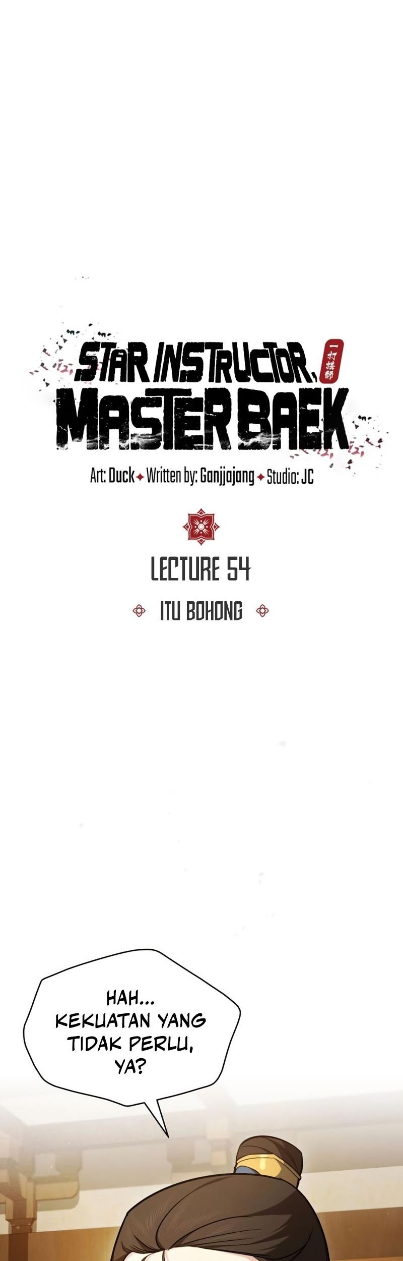 Number One Star Instructor Master Baek Bab 54 halaman 14