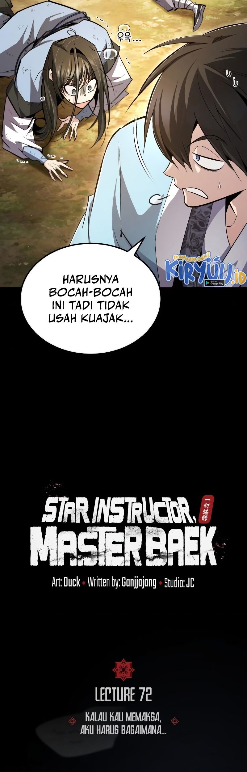 Number One Star Instructor Master Baek Bab 72 halaman 7