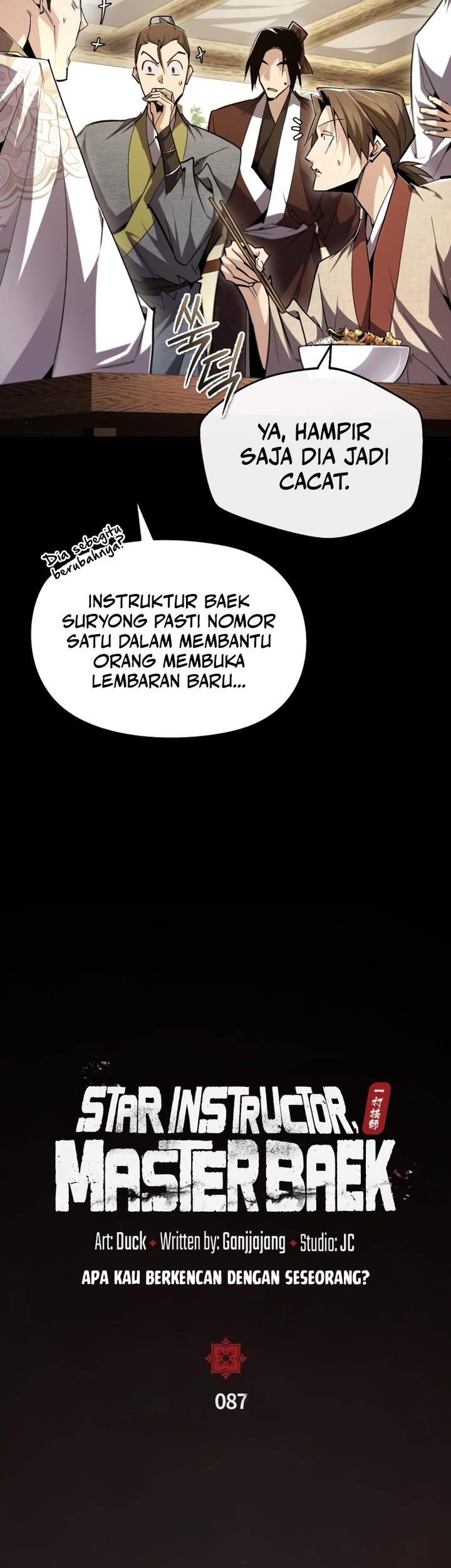 Number One Star Instructor Master Baek Bab 87 halaman 7