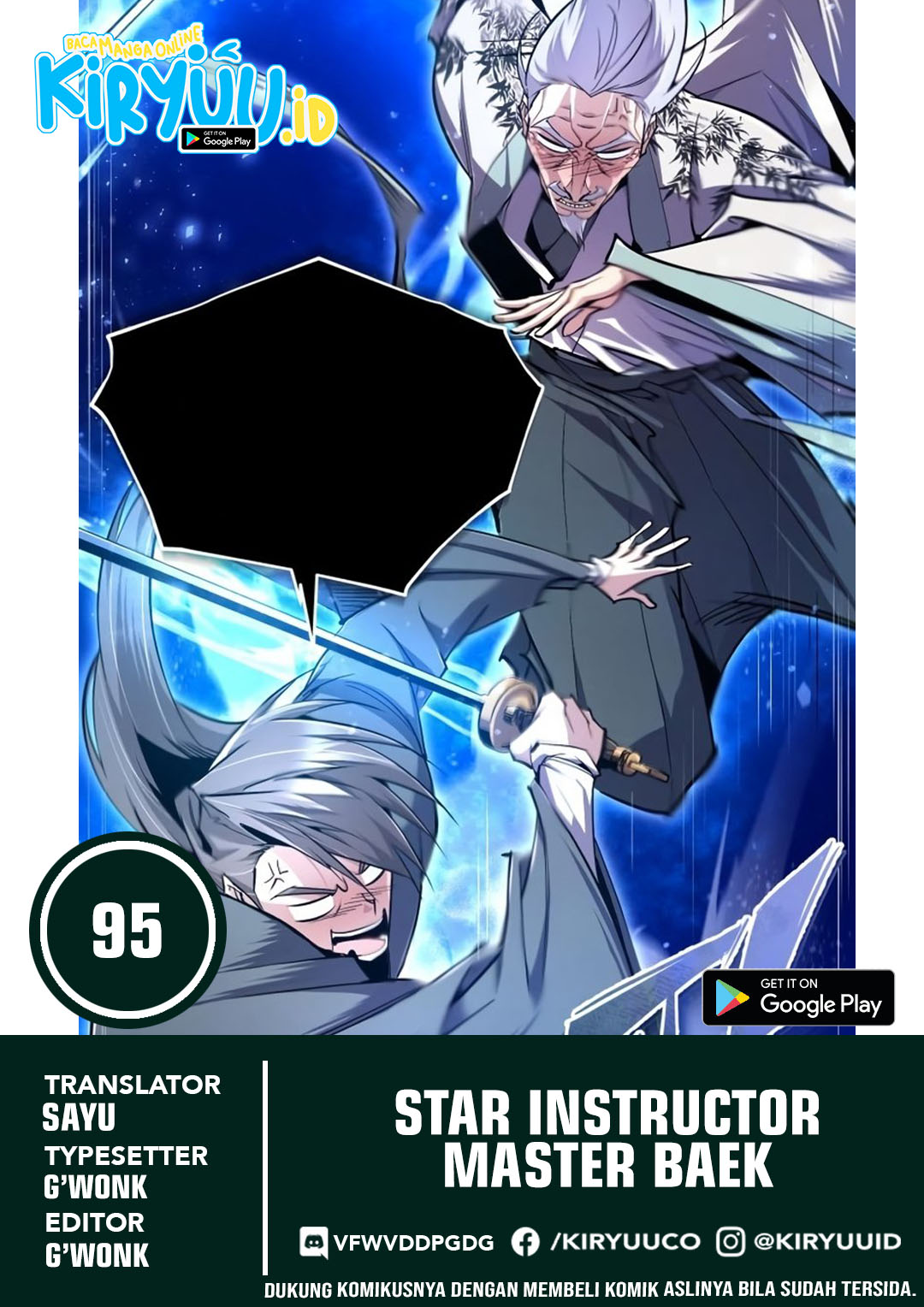 Number One Star Instructor Master Baek Bab 95 halaman 1