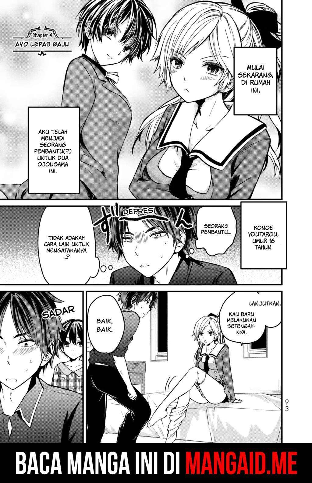 Ojousama no Shimobe chapter 4 halaman 2