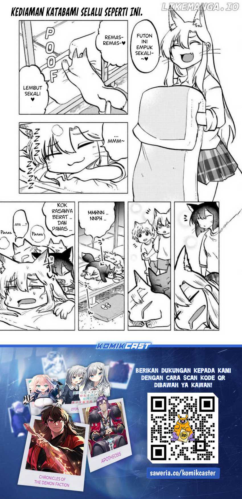 Okitsune Gal Katabami-san Bab 08.5 halaman 4