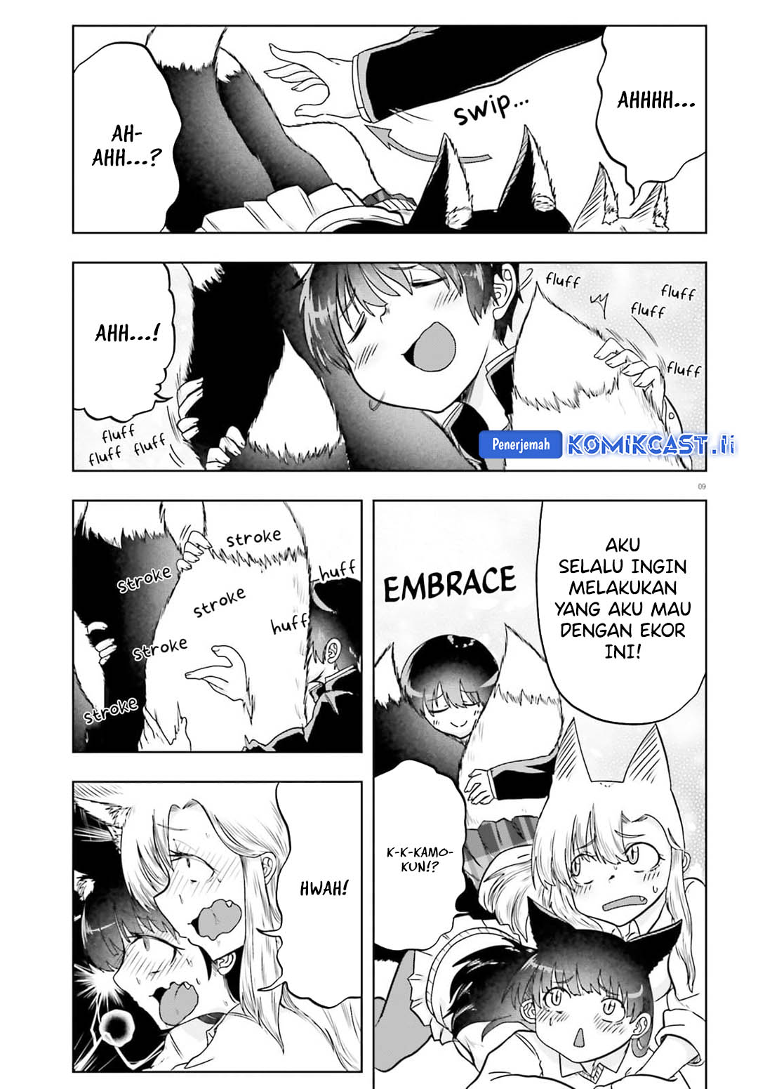 Okitsune Gal Katabami-san Bab 17 halaman 9
