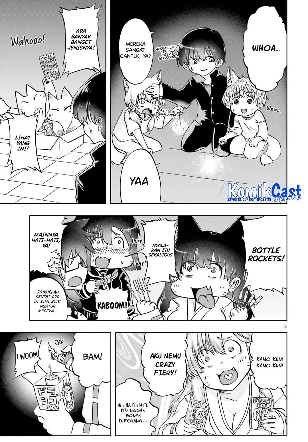 Okitsune Gal Katabami-san Bab 18 halaman 5