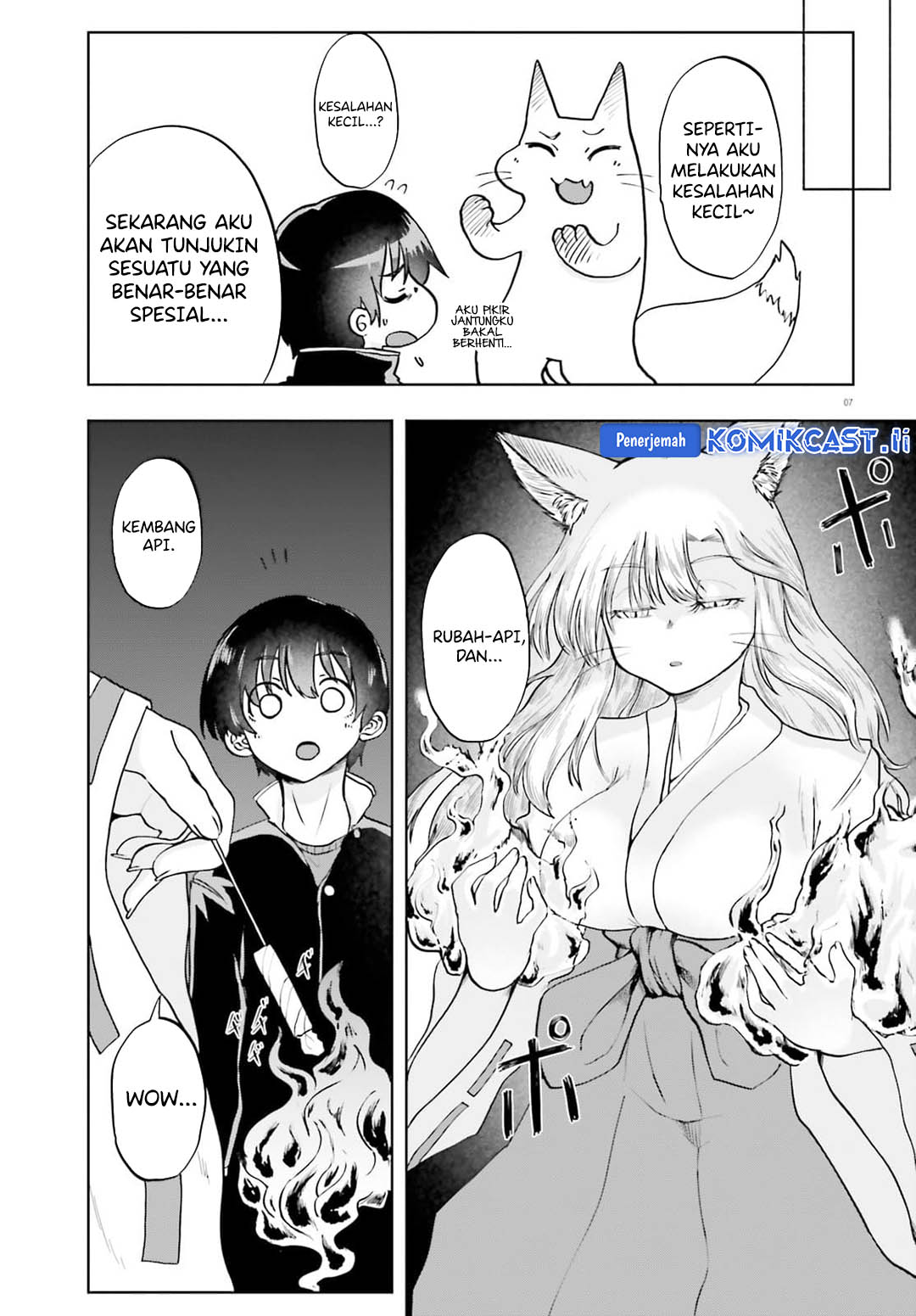 Okitsune Gal Katabami-san Bab 18 halaman 7