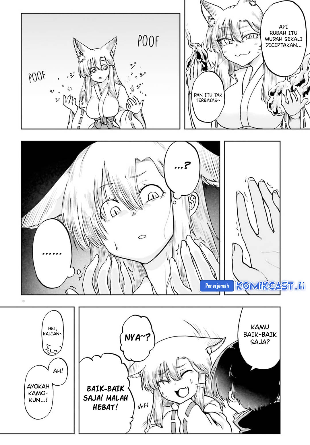 Okitsune Gal Katabami-san Bab 18 halaman 9
