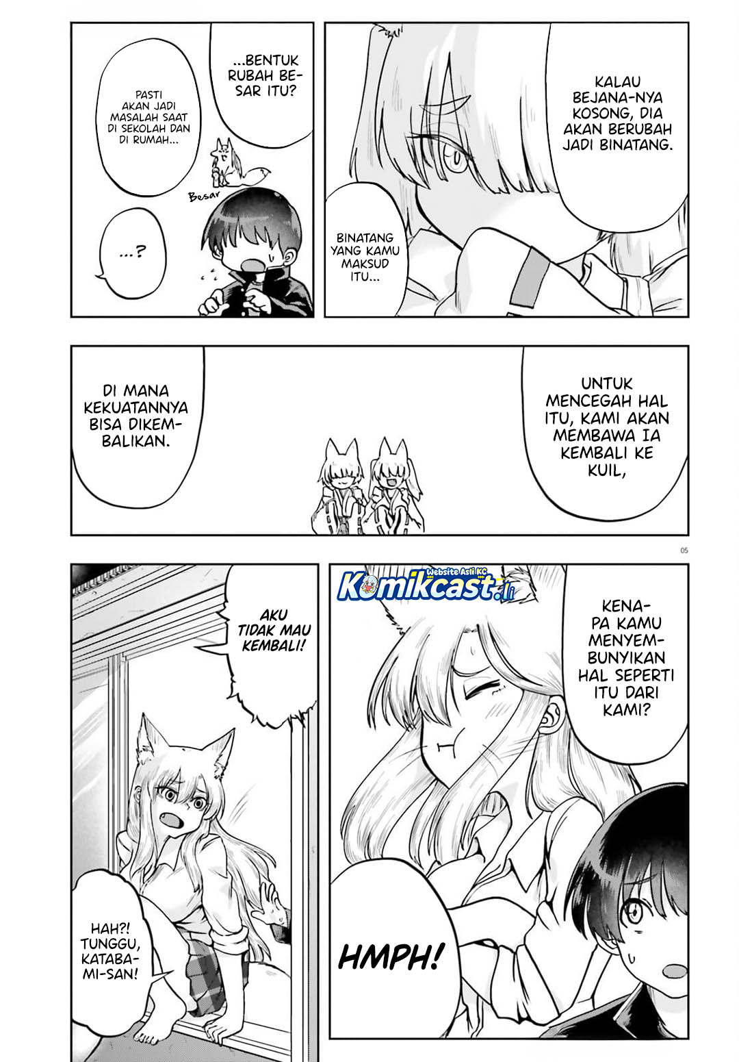 Okitsune Gal Katabami-san chapter 19 halaman 5