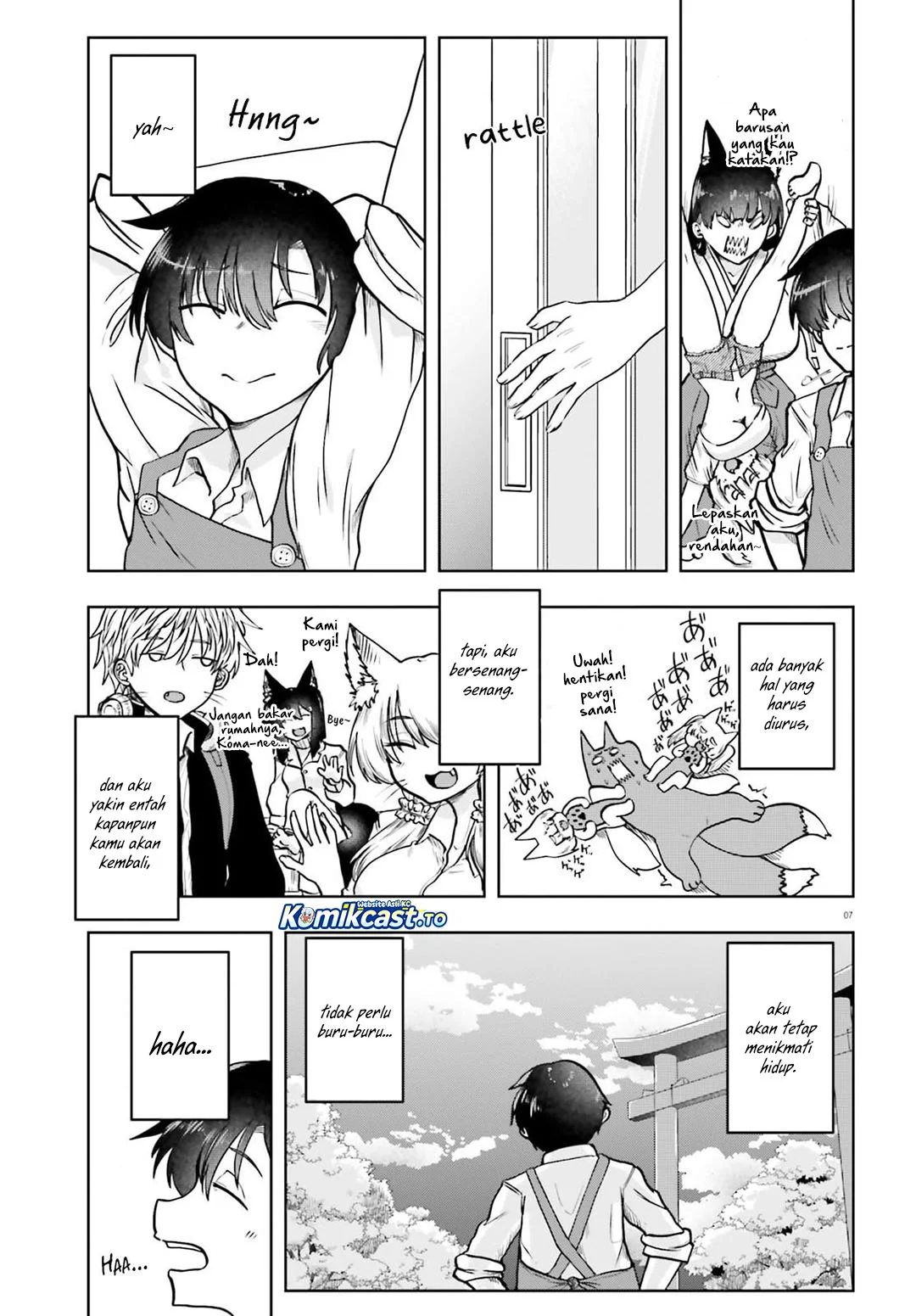 Okitsune Gal Katabami-san Bab 21 halaman 7