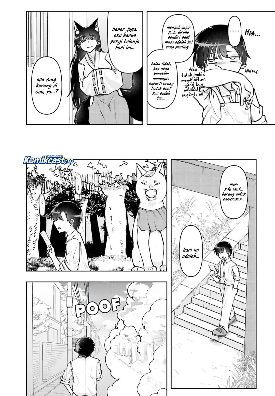 Okitsune Gal Katabami-san Bab 21 halaman 9