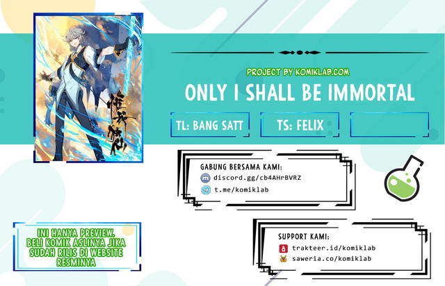 Only I Shall be Immortal chapter 7 halaman 1