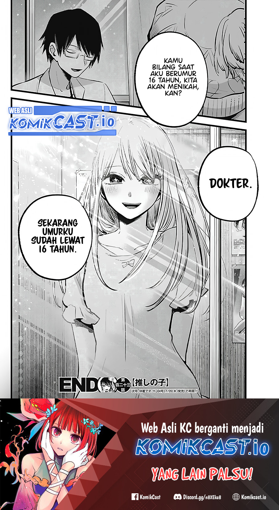 Oshi no Ko Bab 123 halaman 19