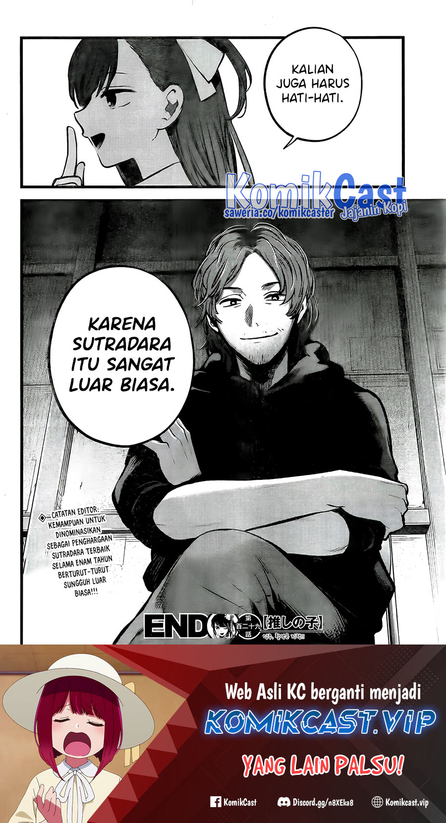 Oshi no Ko Bab 129 halaman 25