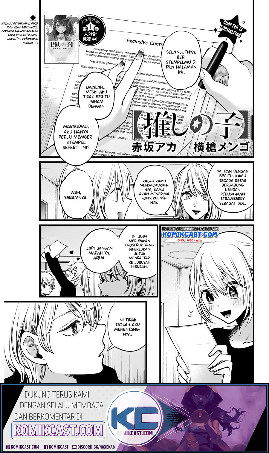 Oshi no Ko chapter 13 halaman 3