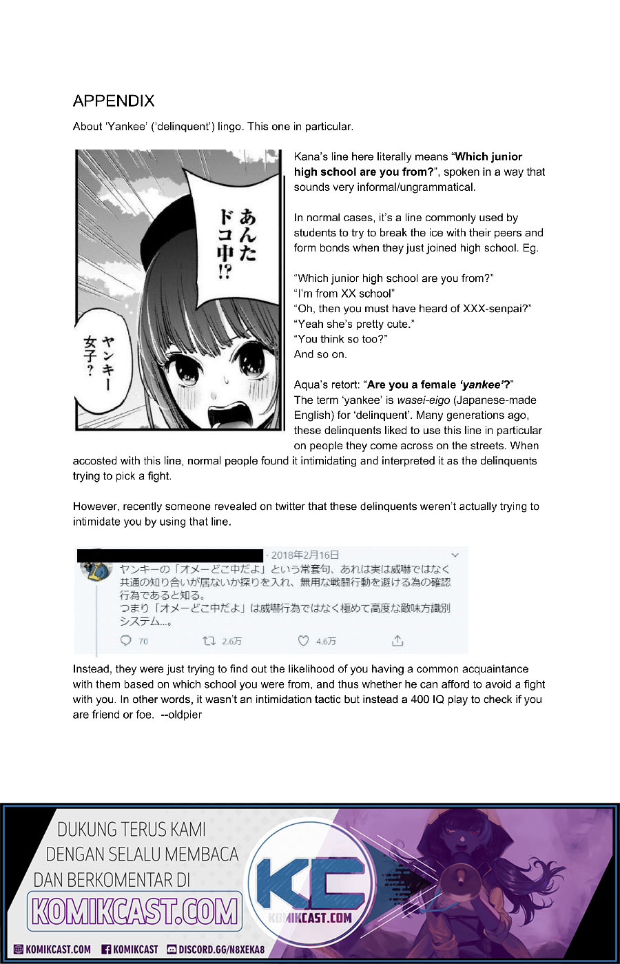 Oshi no Ko Bab 14 halaman 21