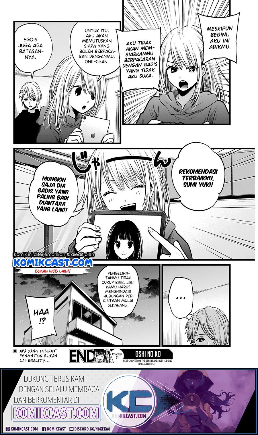 Oshi no Ko Bab 21 halaman 21