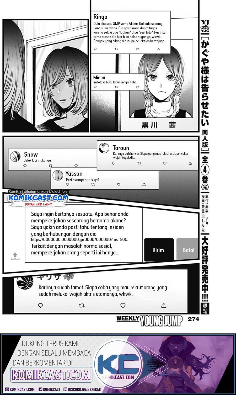 Oshi no Ko Bab 25 halaman 13