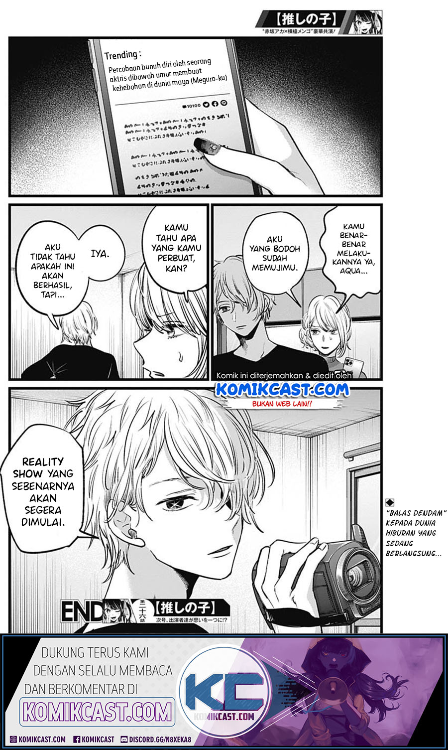 Oshi no Ko Bab 26 halaman 19