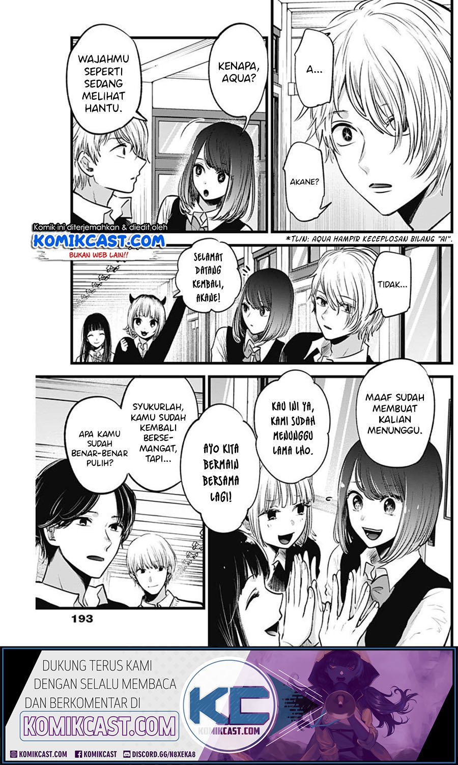 Oshi no Ko Bab 29 halaman 4