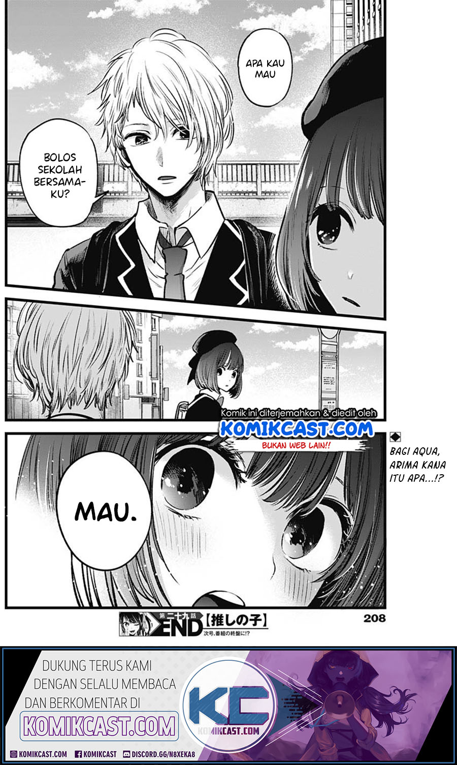 Oshi no Ko Bab 29 halaman 19
