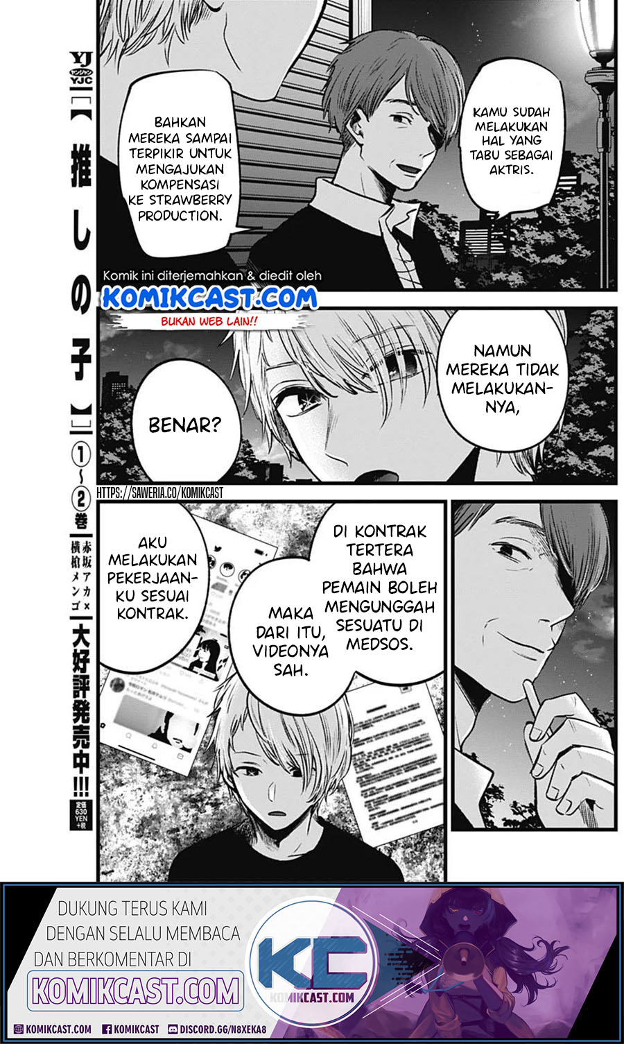 Oshi no Ko Bab 31 halaman 8