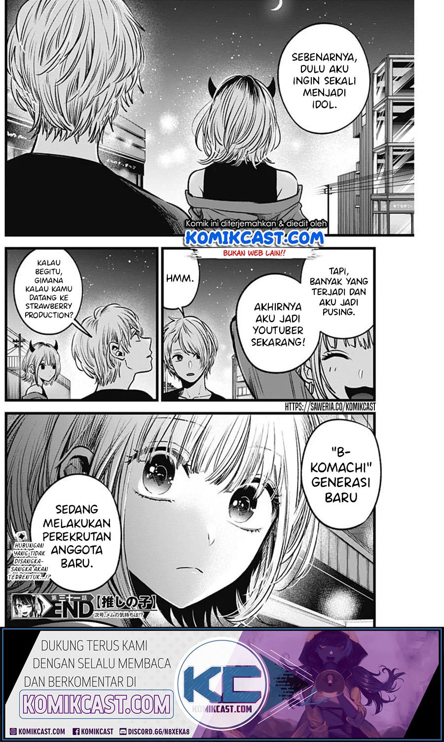 Oshi no Ko Bab 31 halaman 19