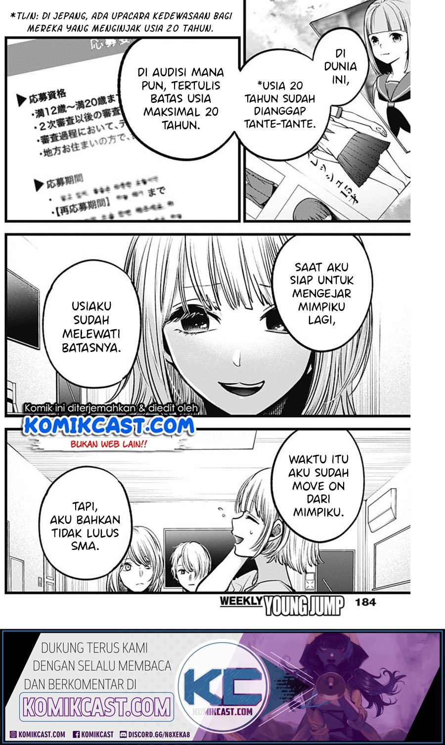 Oshi no Ko Bab 32 halaman 13