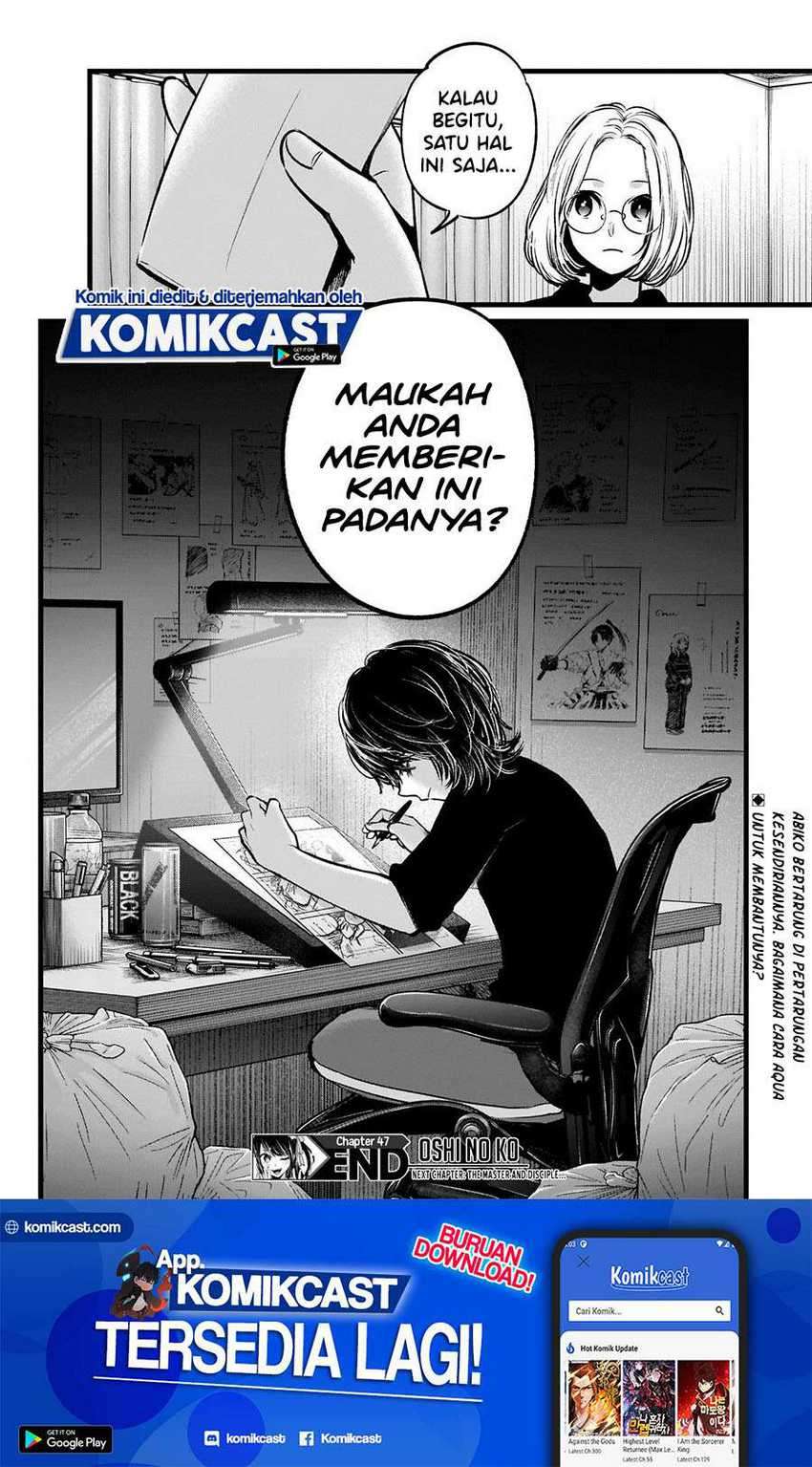 Oshi no Ko Bab 47 halaman 20