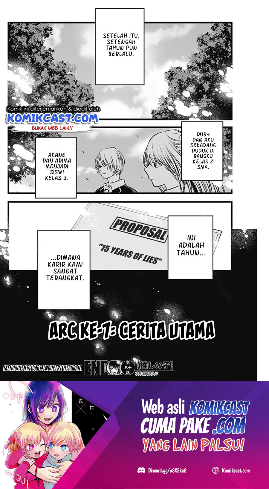 Oshi no Ko Bab 80 halaman 19