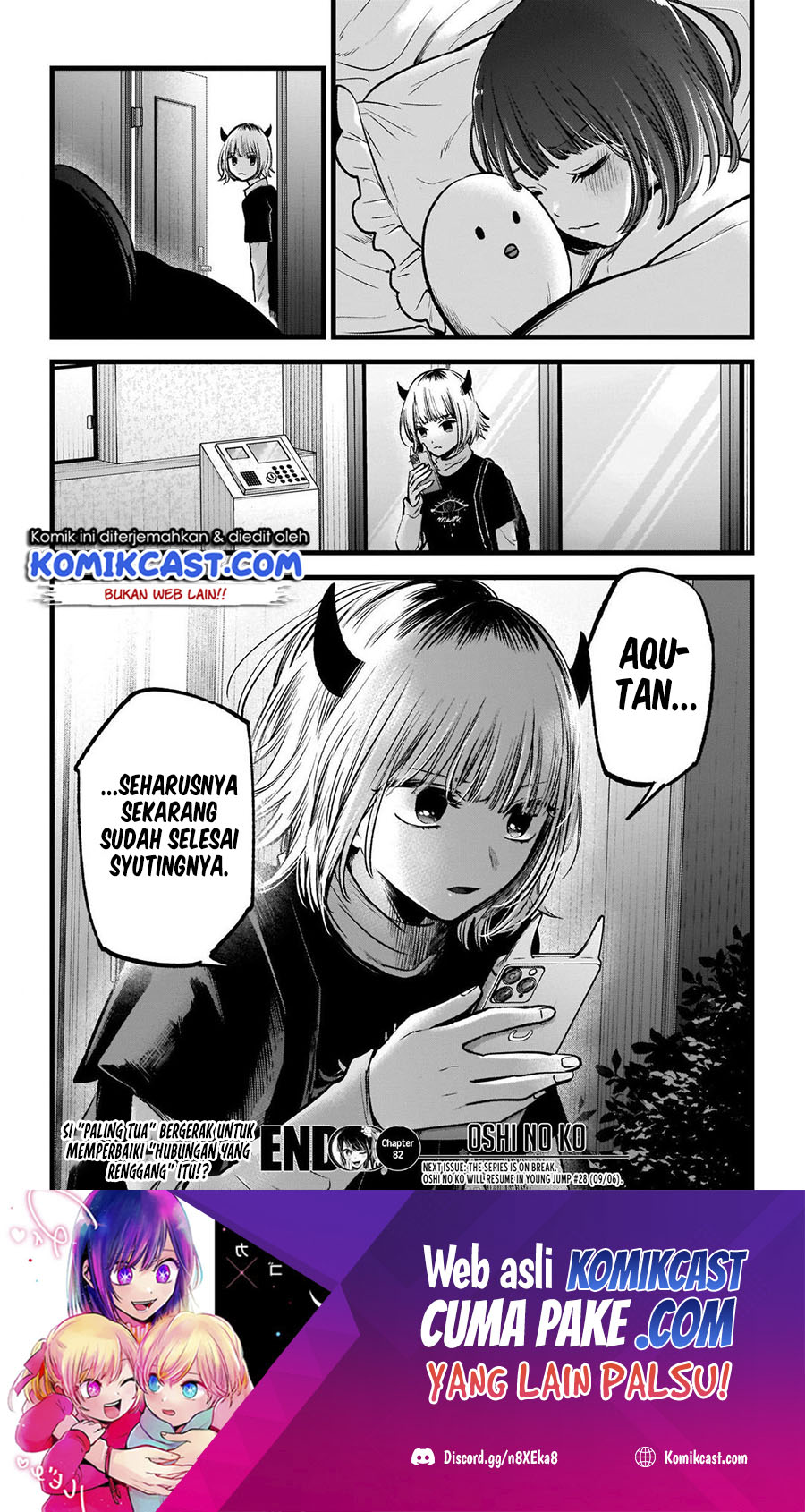 Oshi no Ko Bab 82 halaman 19