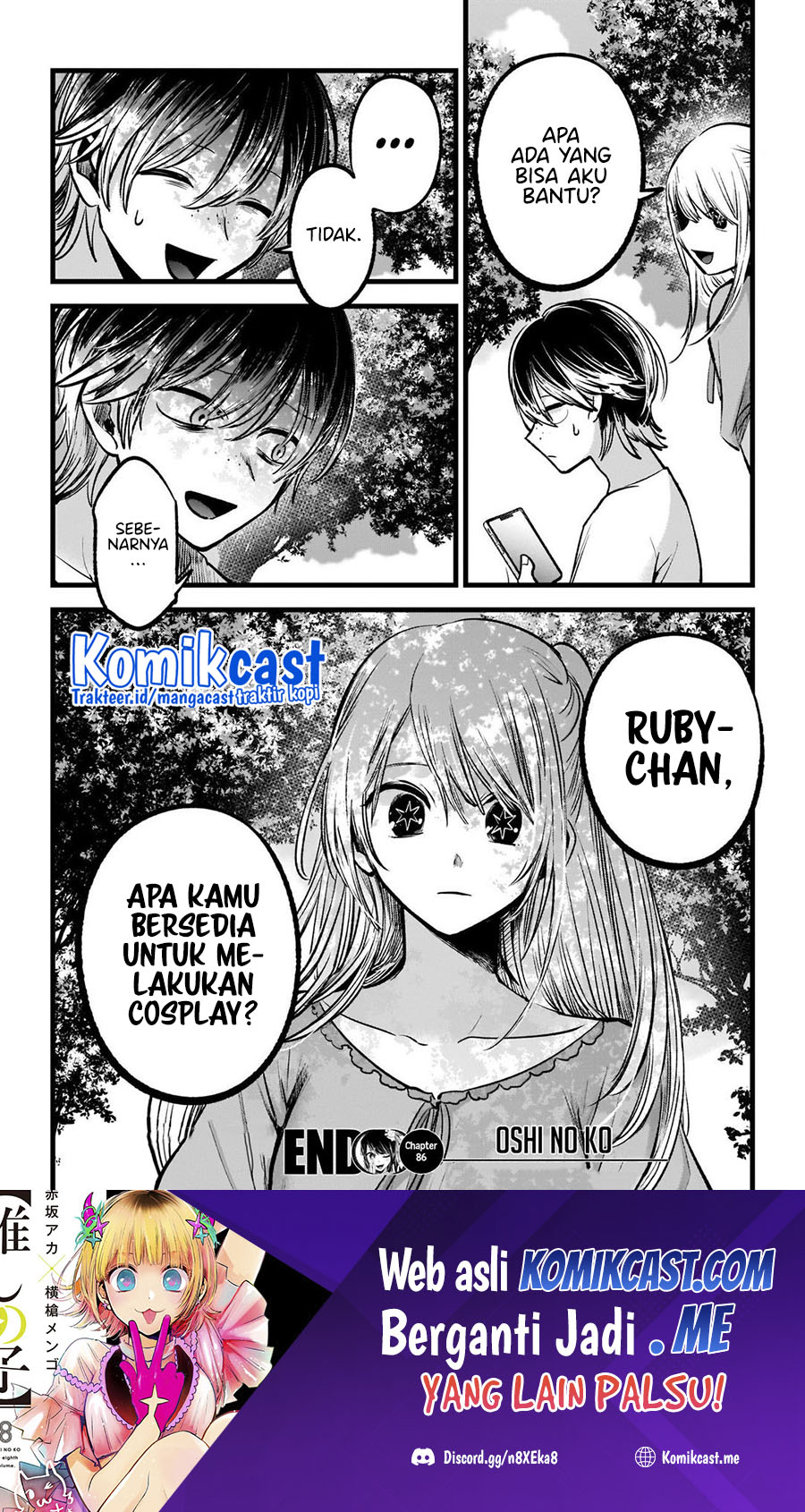 Oshi no Ko Bab 86 halaman 19