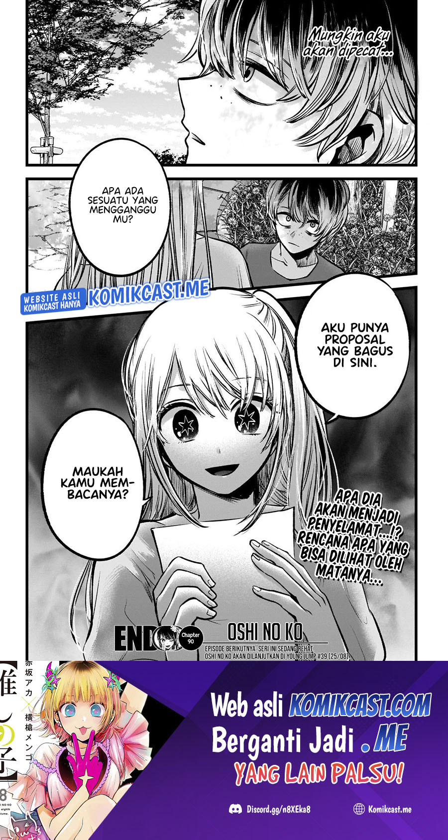 Oshi no Ko Bab 90 halaman 19