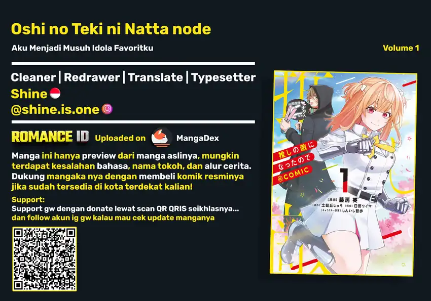 Oshi no Teki ni Natta node Bab 7 halaman 1