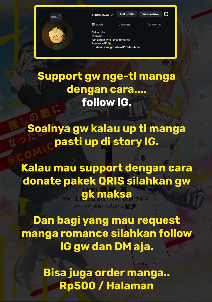 Oshi no Teki ni Natta node Bab 7 halaman 36