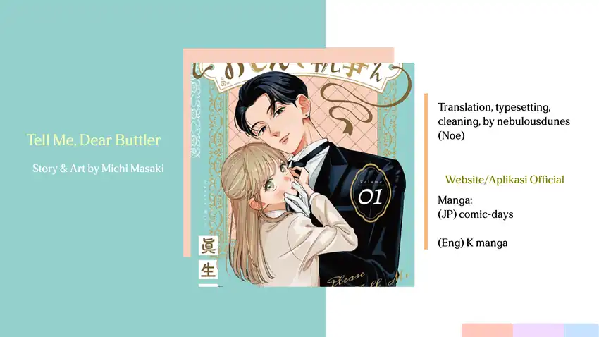 Oshiete Shitsuji-Kun chapter 3 halaman 1