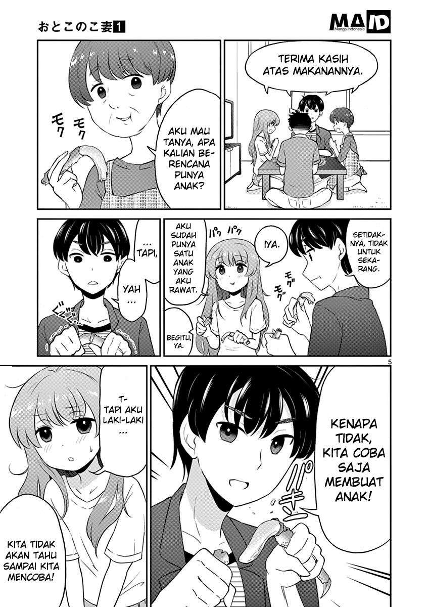 Otoko no Ko Tsuma chapter 9 halaman 8