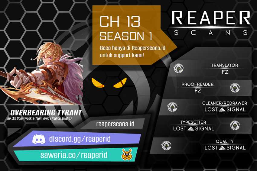 Overbearing Tyrant Bab 13 halaman 1