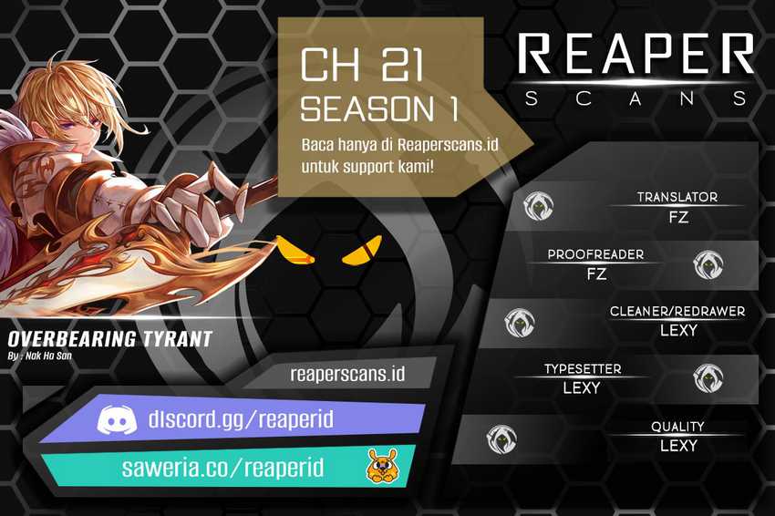 Overbearing Tyrant chapter 21 halaman 1