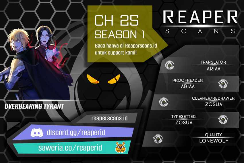 Overbearing Tyrant chapter 25 halaman 1