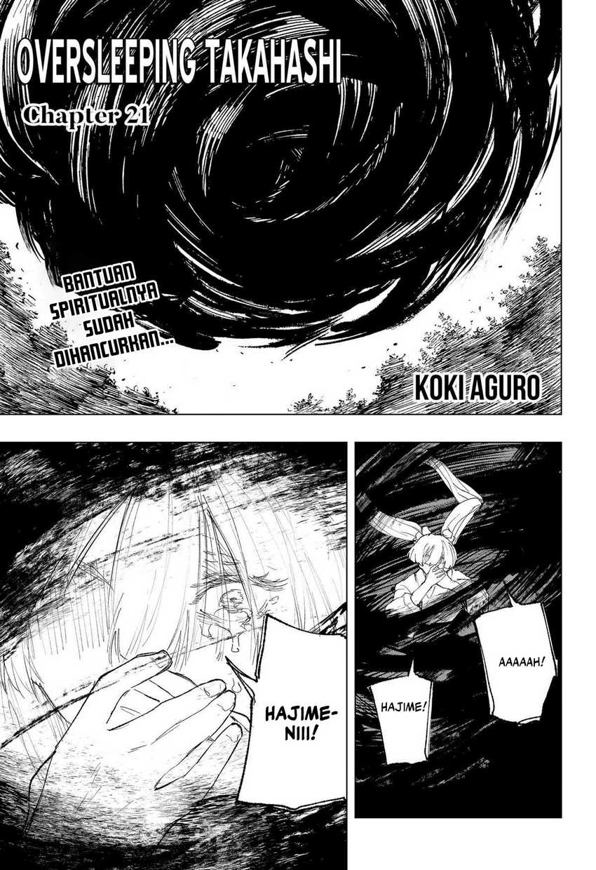 Oversleeping Takahashi chapter 21 halaman 4