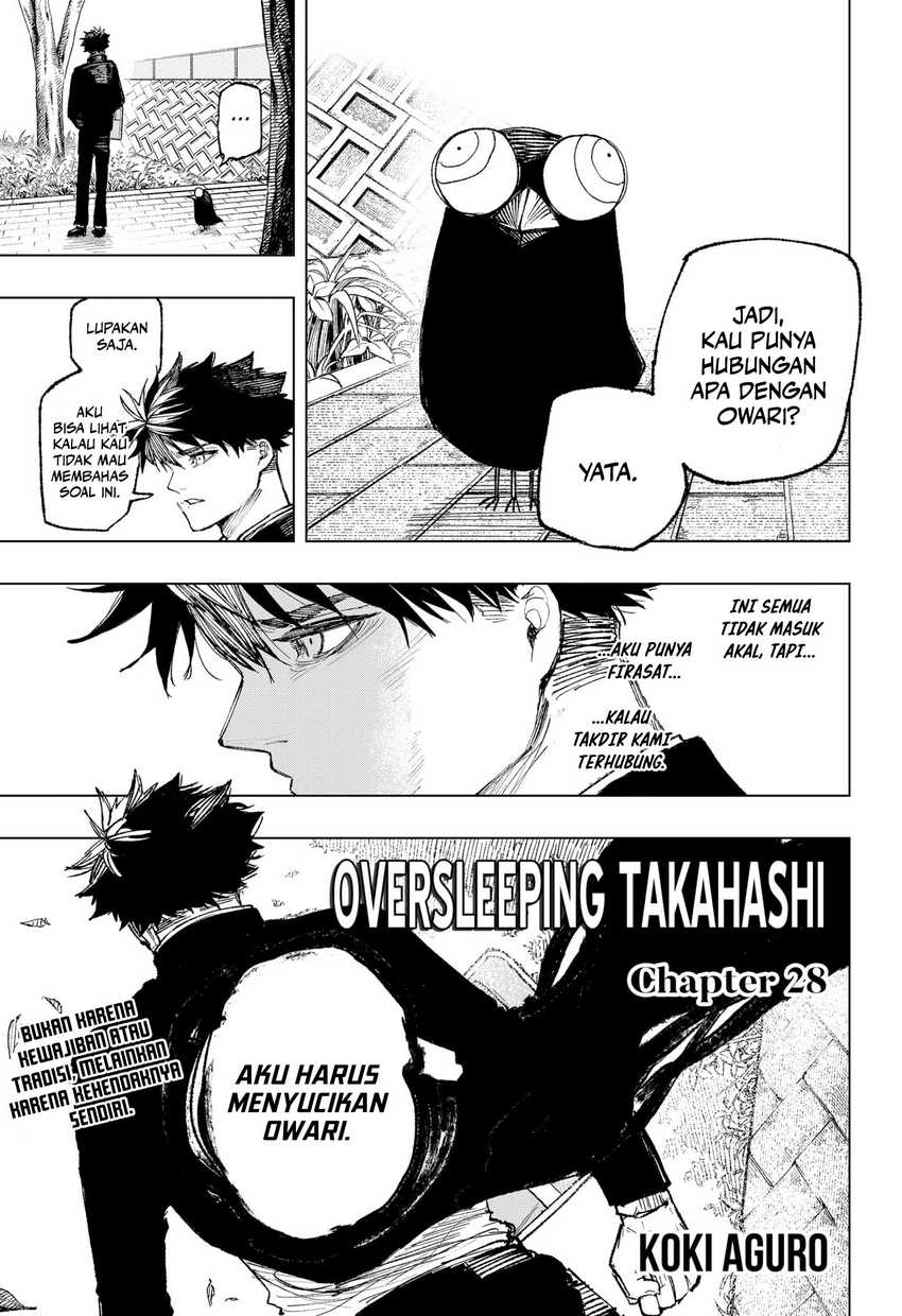 Oversleeping Takahashi chapter 28 halaman 4