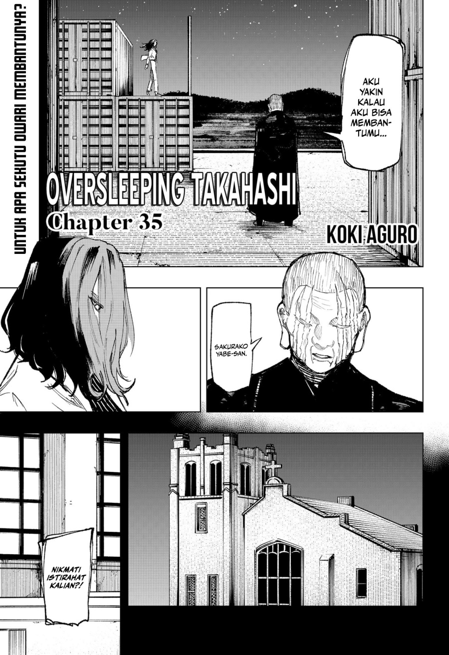 Oversleeping Takahashi Bab 35 halaman 2
