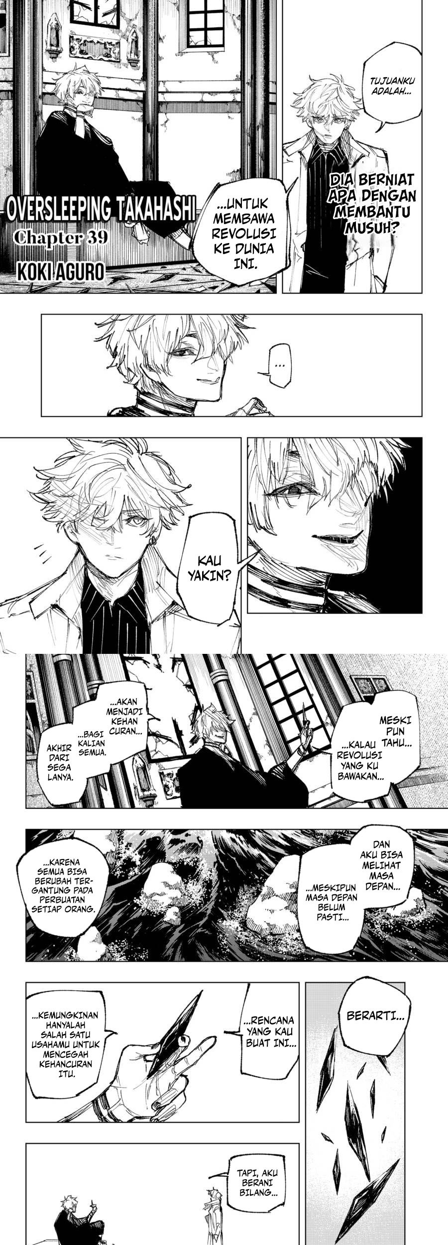 Oversleeping Takahashi chapter 39 halaman 2