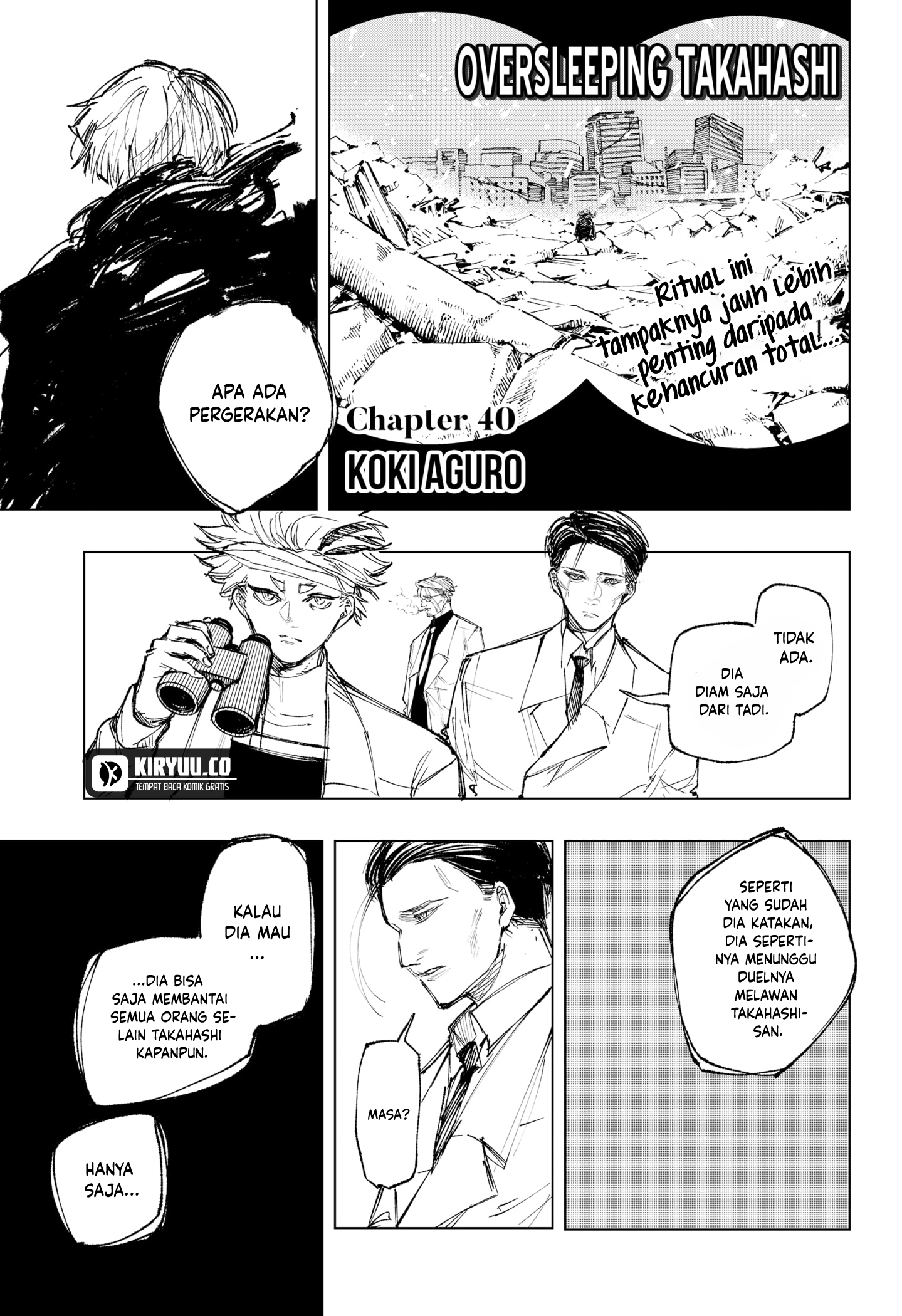 Oversleeping Takahashi chapter 40 halaman 4