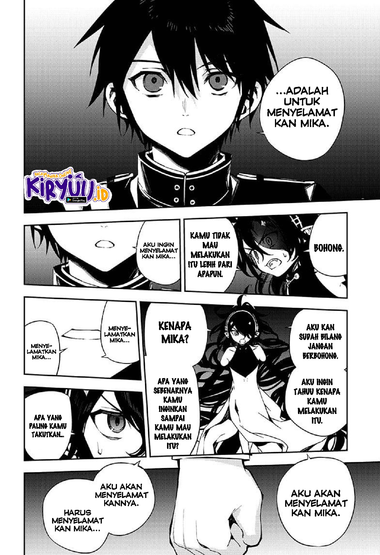 Owari no Seraph chapter 102 halaman 12