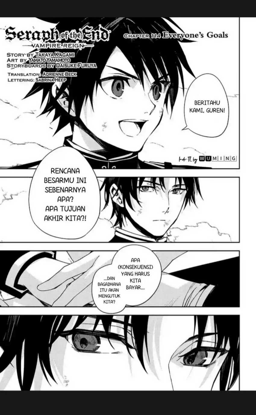 Owari no Seraph Bab 114 halaman 1